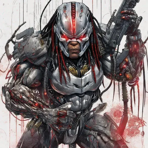 Prompt: Cyborg and The predator combined 