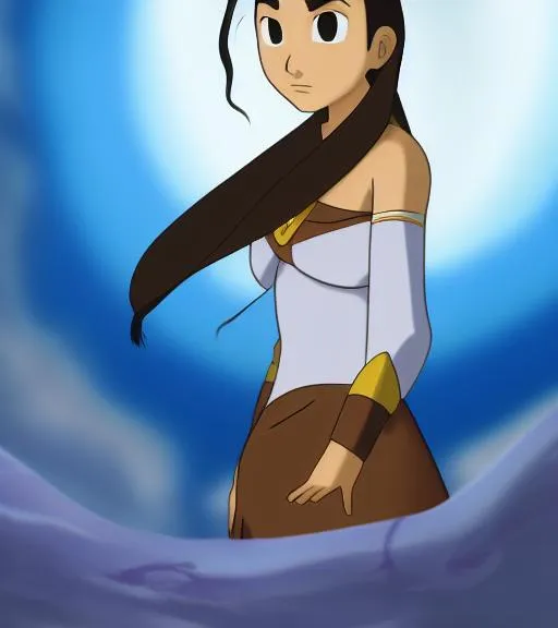 Prompt: Katara from atla