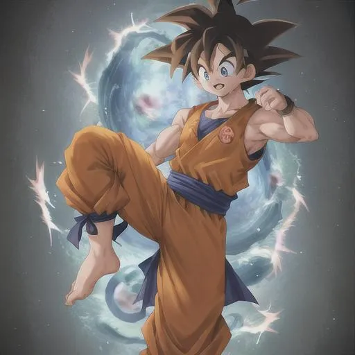 Prompt: goku 4K