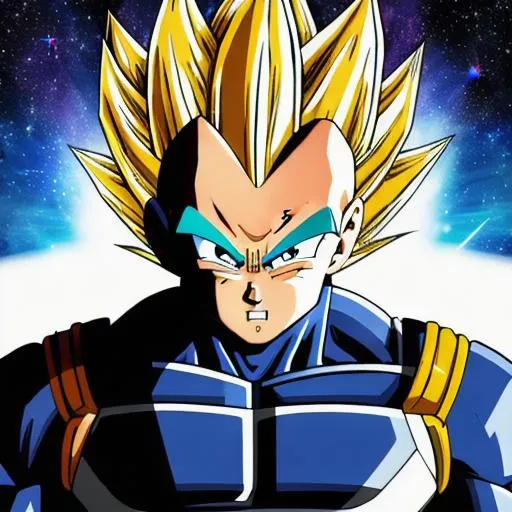 vegeta in space