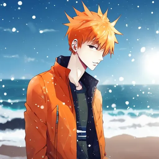 Orange Spikey Anime Hair Ichigo