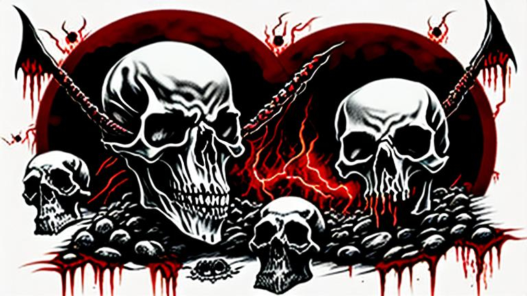 An Album Cover Of A Steamphunke Skull With Crakes O an-album-cover-of-a-steamphunke-skull-with-crakes-o