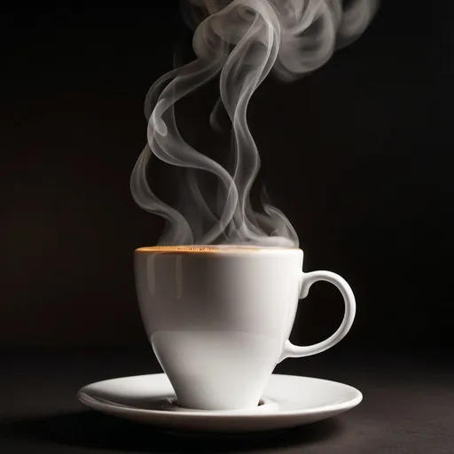 Prompt: A steaming cup of coffee, rich aroma filling the air.g nnjj k lol. 