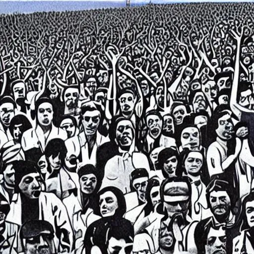 Prompt: Realist Socialist art model revolution in Brazil
