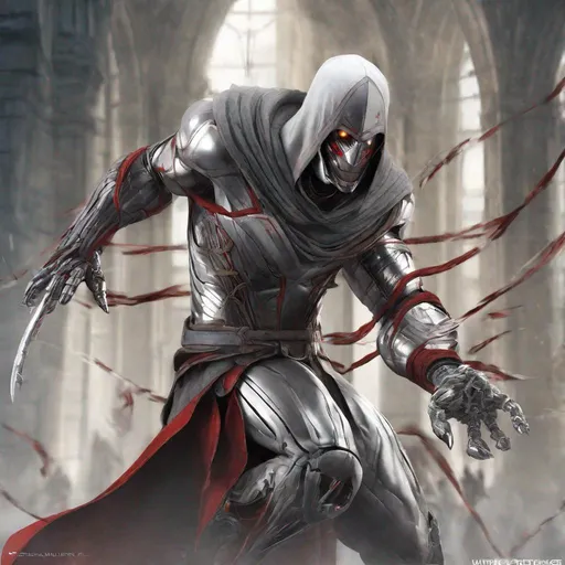 Prompt: Ultron and Altair assassin’s creed combined 