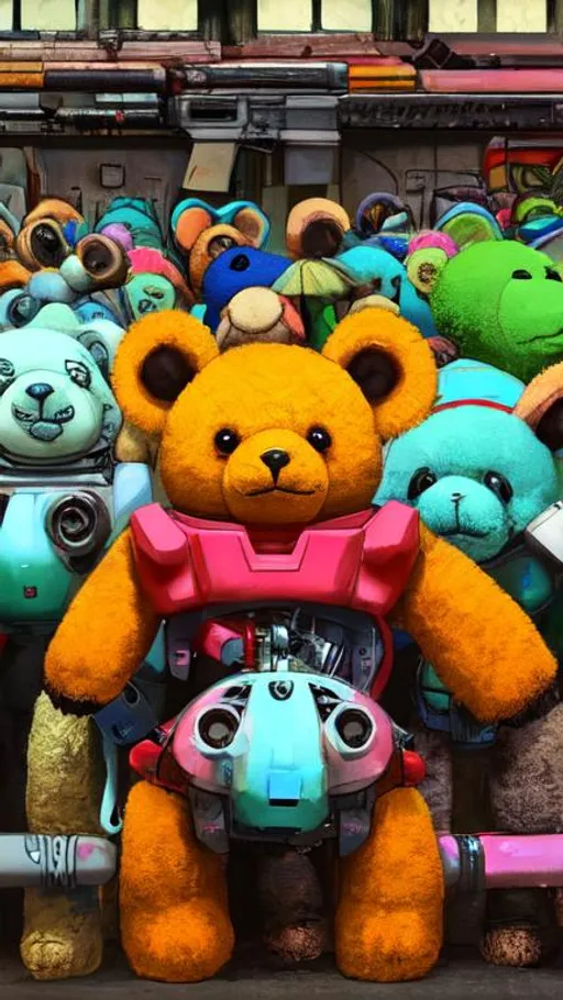 Colorful Teddy Bears