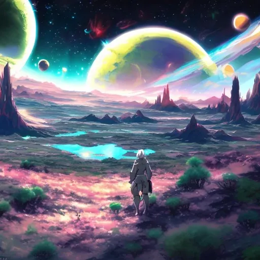 Prompt: anime on a other planet (4K)
