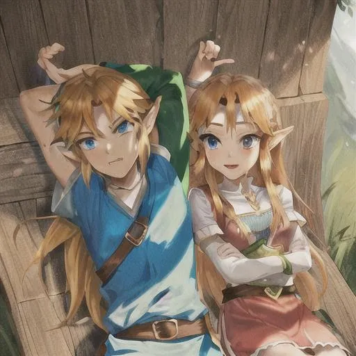 Link and Zelda | OpenArt