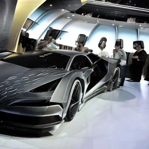 Prompt: Future Batman Car