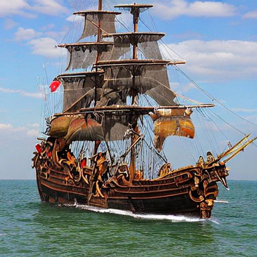 17th century pirate ship | OpenArt