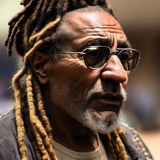 Prompt: african nigerian robert de niro with dreadlocks