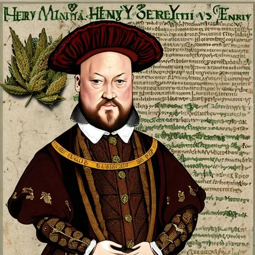 Prompt: Henry VIII marijuana
