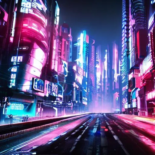 Prompt: cyberpunk into the future high quality space 8k quality
