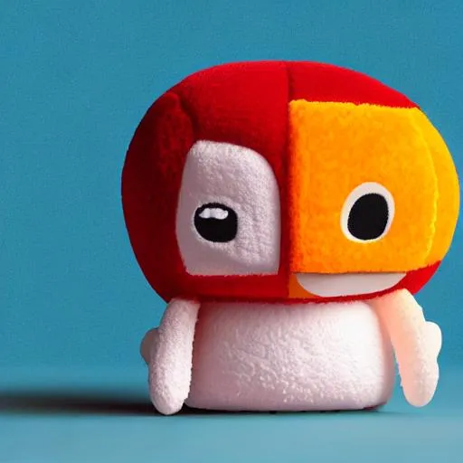 cute kawaii Squishy man wearing tie plush toy, smoo... | OpenArt