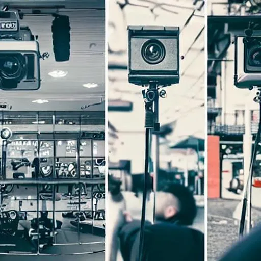 Cameras with movement alarms connected to phone and...