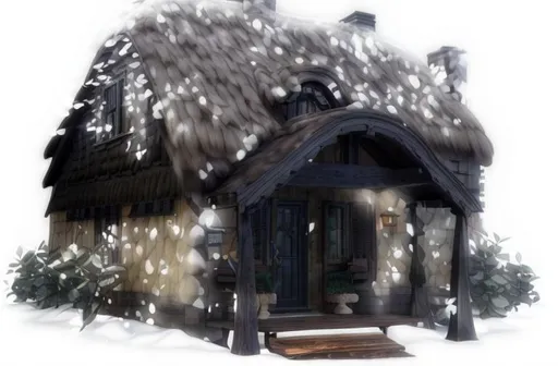 Prompt: Ultra realistic, beautiful cottage, perfect Symetric