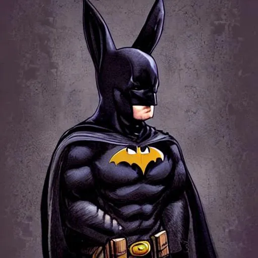 Prompt: Batman rabbit 