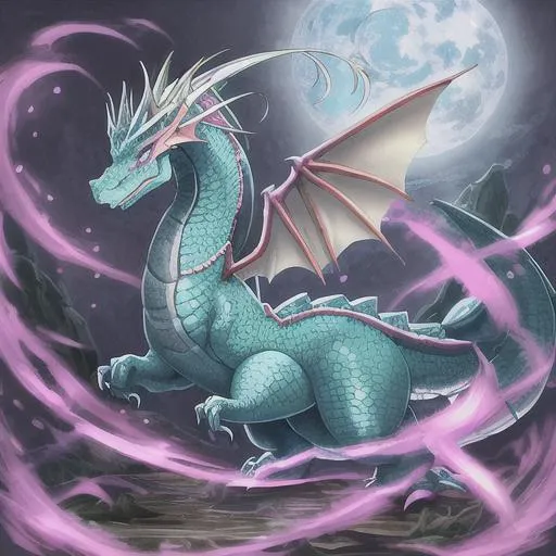 Prompt: Mystical dragon