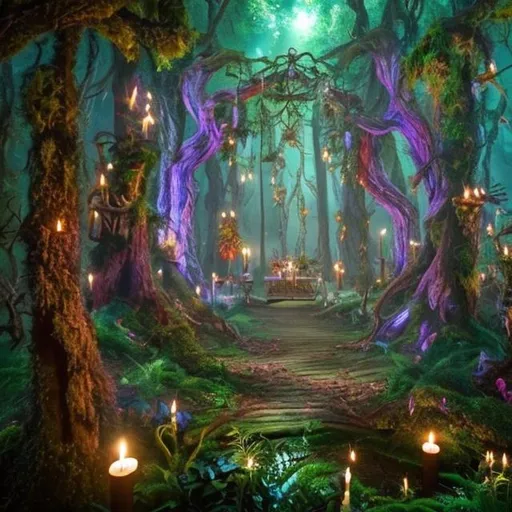 Prompt: enchanted forest
