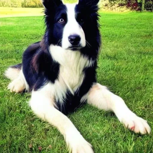 Prompt: pretty border collie dream dog beautiful
