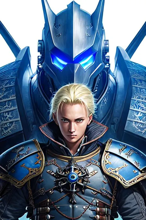 Prompt: Portrait of, high-quality high-detail highly-detailed breathtaking hero, ((Hiromu Arakawa art))Feared  Pirate king, Drako Malfoy, male, futuristic pirate mech lord, helmet of dark power, post apocalyptic world king of all the pirates, short dark hair, highly detailed carbon fibre black mech armor, highly detailed futuristic blue pirate armour, sea world setting, has highly detailed armoured body, detailed carbon fibre pirate amour, wearing black and red futuristic mech pirate armor, highly detailed face, full form, epic, 8k HD, ice, lightening,  sharp focus, ultra realistic clarity. Hyper realistic, Detailed face, portrait, realistic, close to perfection, more black in the armour, 
wearing blue and black armour, wearing carbon black cloak with red, full body, high quality cell shaded illustration, ((full body)), dynamic pose, perfect anatomy, centered, freedom, soul, Black short hair, approach to perfection, cell shading, 8k , cinematic dramatic atmosphere, watercolor painting, global illumination, detailed and intricate environment, artstation, concept art, fluid and sharp focus, volumetric lighting, cinematic lighting, 
