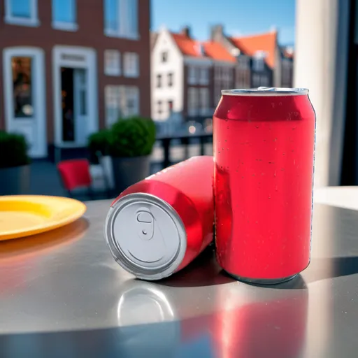 example-Soda-cans on a table