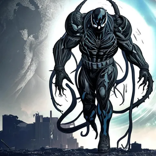 Prompt: Venom as a destiny titan