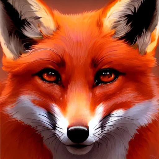 Prompt: Closeup face portrait of a handsome fox, smooth soft skin, big dreamy eyes, beautiful intricate orange colored hair, symmetrical, anime wide eyes, soft lighting, detailed face, by makoto shinkai, stanley artgerm lau, wlop, rossdraws, concept art, digital painting, looking into camera