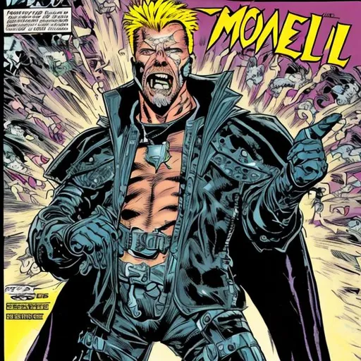 Prompt: James Hetfield as a comic book villain