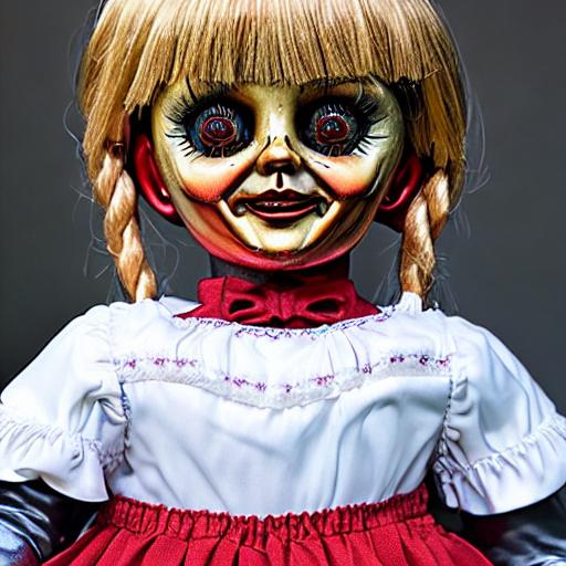 Annabelle doll, 64k, DSLR, ultra hd, photographic,... | OpenArt