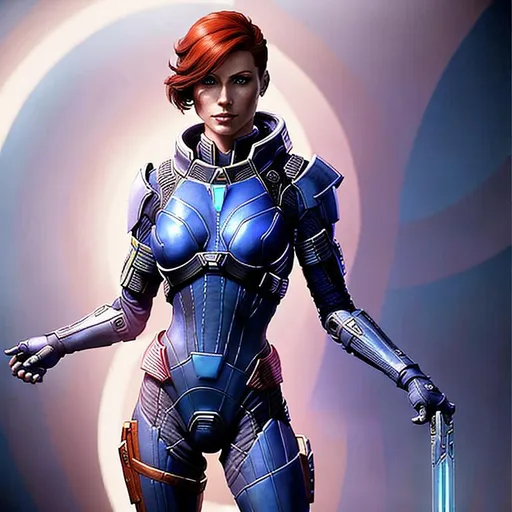 A Female Commander Shepard From Mass Effect Dandd Fa 1778