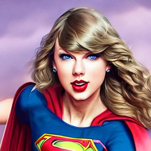 Prompt: taylor swift as supergirl, intricately detailed, 16K definition, detailed face, looking up, 3D, fine-tuned
