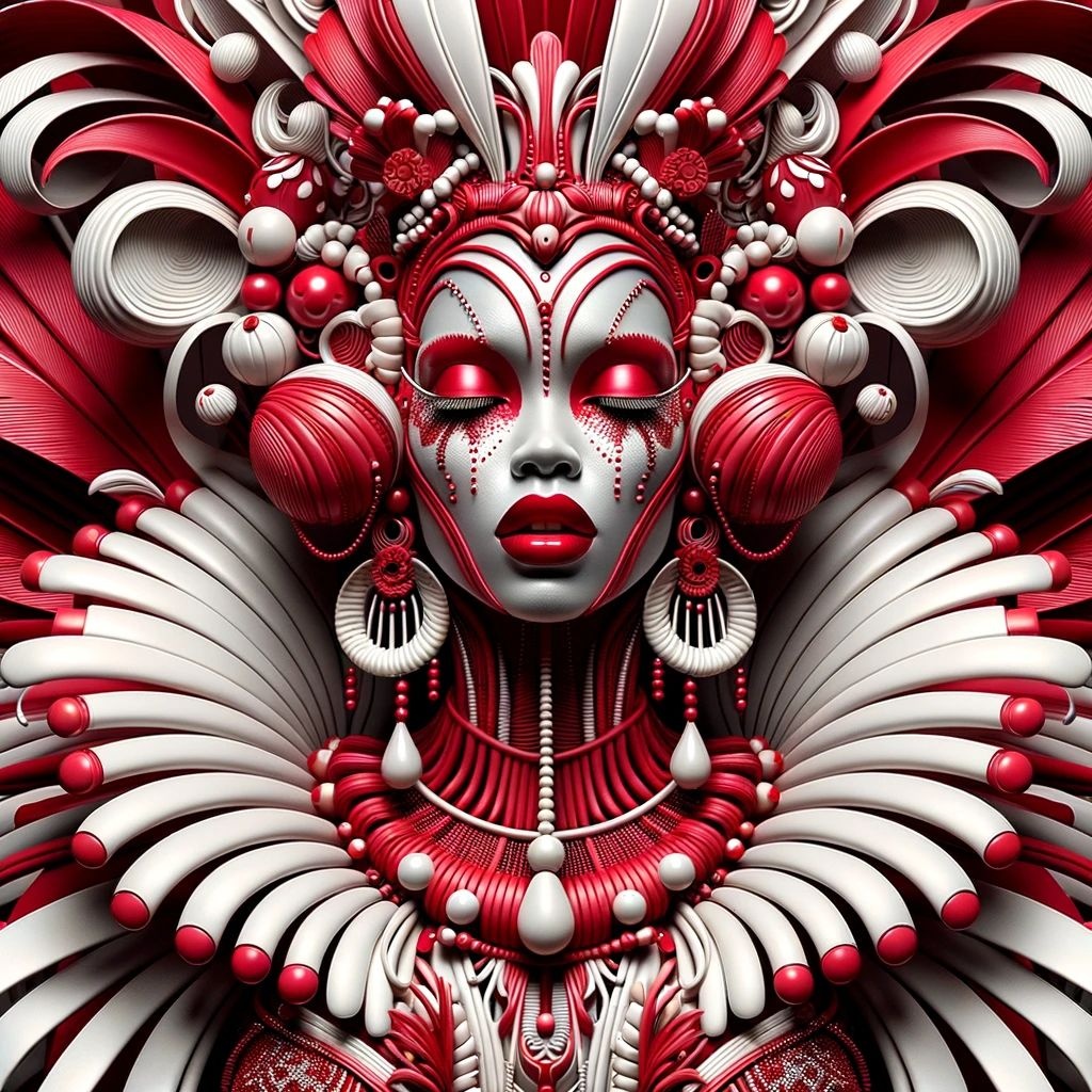 A detailed character illustration of a woman dressed... | OpenArt