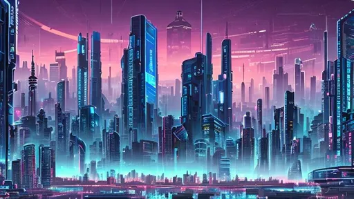Prompt: street view of a sci-fi cyberpunk city with a background of buildings from hong kong, chicago, new york, and shanghai