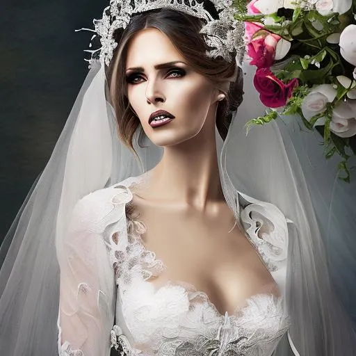 symmetrical standing (zombie) (bride) {{{{melania tr