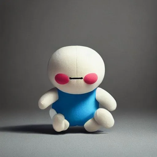 cute kawaii Squishy man in suit plush toy, smooth te... | OpenArt