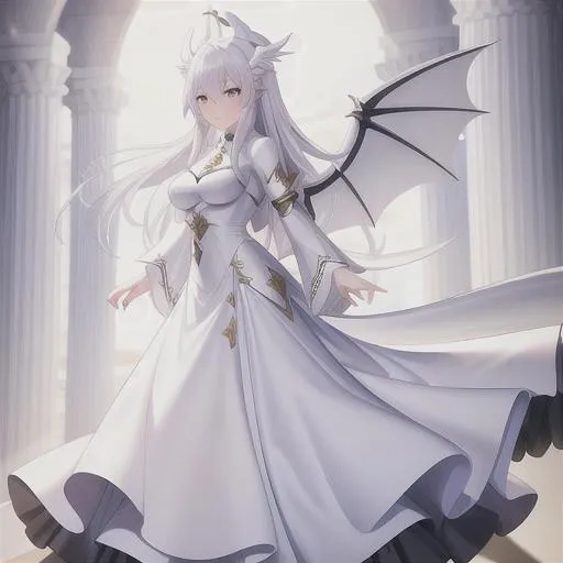 White Dragon Dress