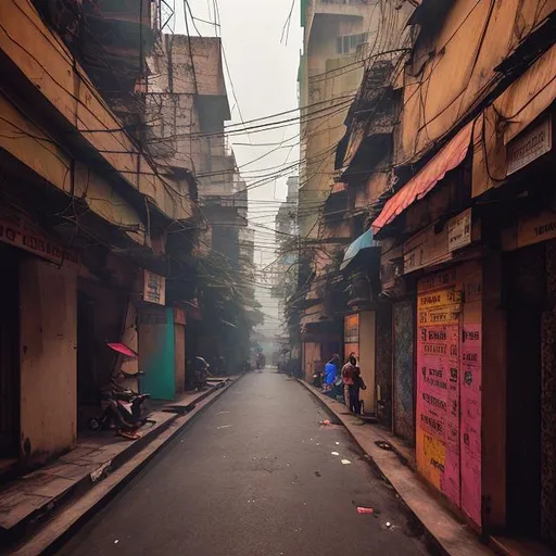 Lunarpunk Solarpunk Perspective Curious Old Secret Town of Manila