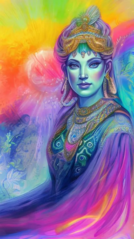 Prompt: goddess Aura portrait

