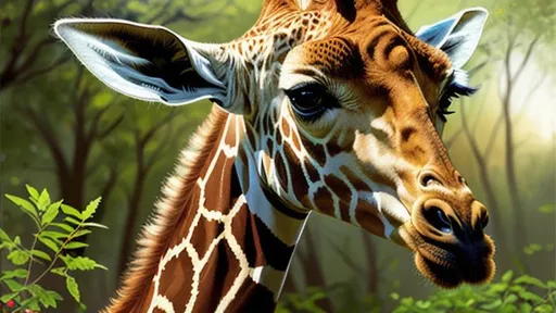 Prompt: Poster art, high-quality high-detail highly-detailed breathtaking hero ((by Aleksi Briclot and Stanley Artgerm Lau)) - ((baby giraffe on the savanna eating a very small bush  )), baby giraffe , male, full body of male giraffe  ,highly detailed giraffe body,  UHD, 64k, full form, highly detailed full body, highly detailed skin, detailed face,full form, detailed savannahs wilderness setting, male, epic, 8k HD, ice, fire, luminescence , sharp focus, ultra realistic clarity. Hyper realistic, Detailed face, portrait, realistic, close to perfection, more black in the armour, full body, high quality cell shaded illustration, ((full body)), dynamic pose, perfect anatomy, centered, freedom, soul, white long hsir, approach to perfection, cell shading, 8k , cinematic dramatic atmosphere, watercolor painting, global illumination, detailed and intricate environment, artstation, concept art, fluid and sharp focus, volumetric lighting, cinematic lighting, 
