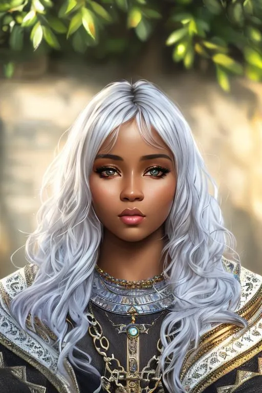 Prompt: UHD, 8k, high quality, ultra quality, cinematic lighting, special effects, hyper realism, hyper realistic, Very detailed, high detailed face, high detailed eyes, medieval, fantasy, oil painting, portrait, woman, black skin, gorgeous, cute, young, thick girl