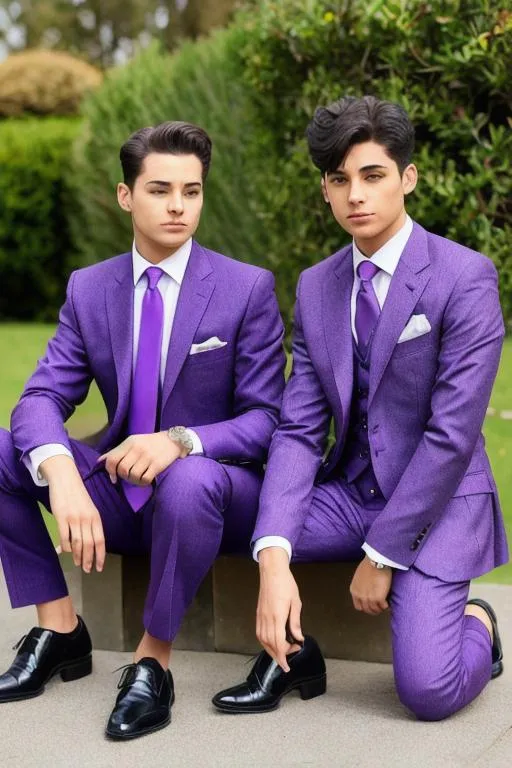 Purple Wide Leg Pant Suit | Sumissura
