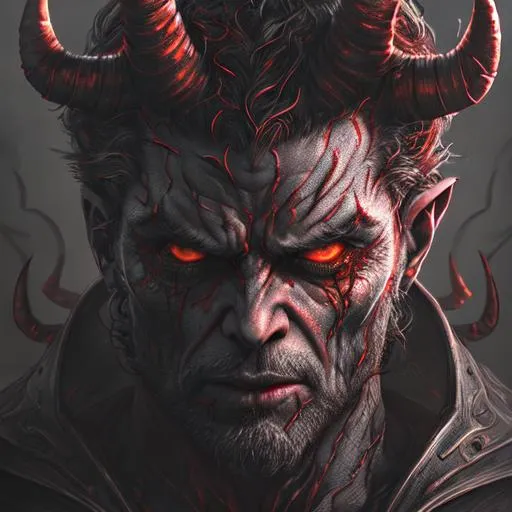 Prompt: Portrait of the devil, face, city, perfect composition, hyperrealistic, super detailed, 8k, high quality, trending art, trending on artstation, sharp focus, studio photo, intricate details, highly detailed, by greg rutkowski pencil drawing, lines, insane demon, devil, grandiose, overpowering render, dark fantasy, unreal engine, raytracing, post-processing, zbrush, substance painter, trending on ArtStation, epic perspective, composition, photorealistic, vfx, cgsociety, volumetric lighting, + cinematic + photo + realism + high detail, cgi, 8k, --ar 16:9
