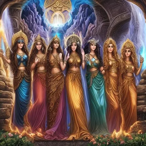 Prompt: Eternal goddesses 