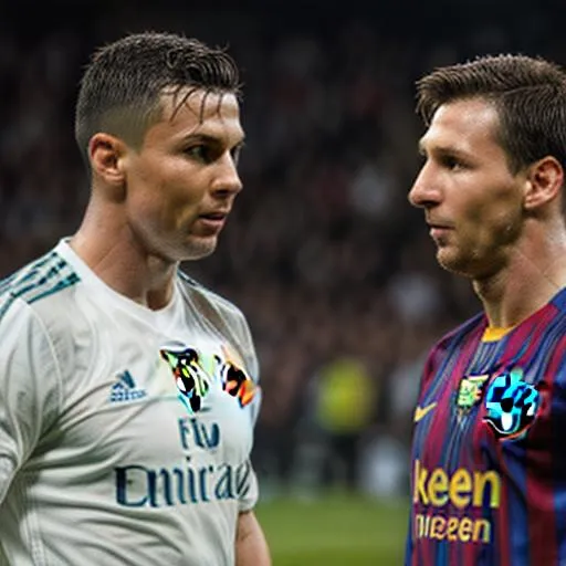 Prompt: Ronaldo vs Messi