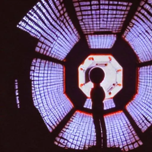 Prompt: Movie 2001 A Space Odyssey. The computer HAL 9000 realises he is going to be killed by the human and he is afraid.