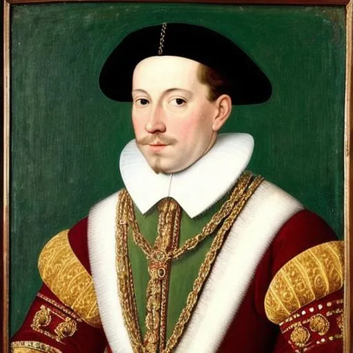 Prompt: portrait of a 16th-century nobleman