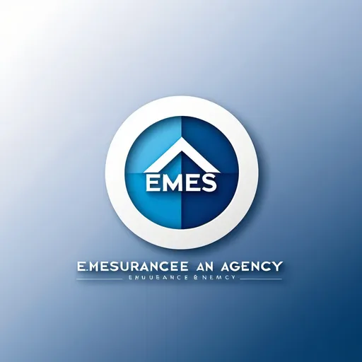 Prompt: (logo design), incorporate EMES in logo, name Emes Insurance Agency ,miscellaneous architectural style, blue color scheme, modern and professional aesthetic, vibrant gradients, clean lines, inviting and trustworthy vibe, carefully crafted typography, soft yet striking background, emphasis on clarity, appealing visual branding, HD quality, suitable for insurance industry, property and casualty,