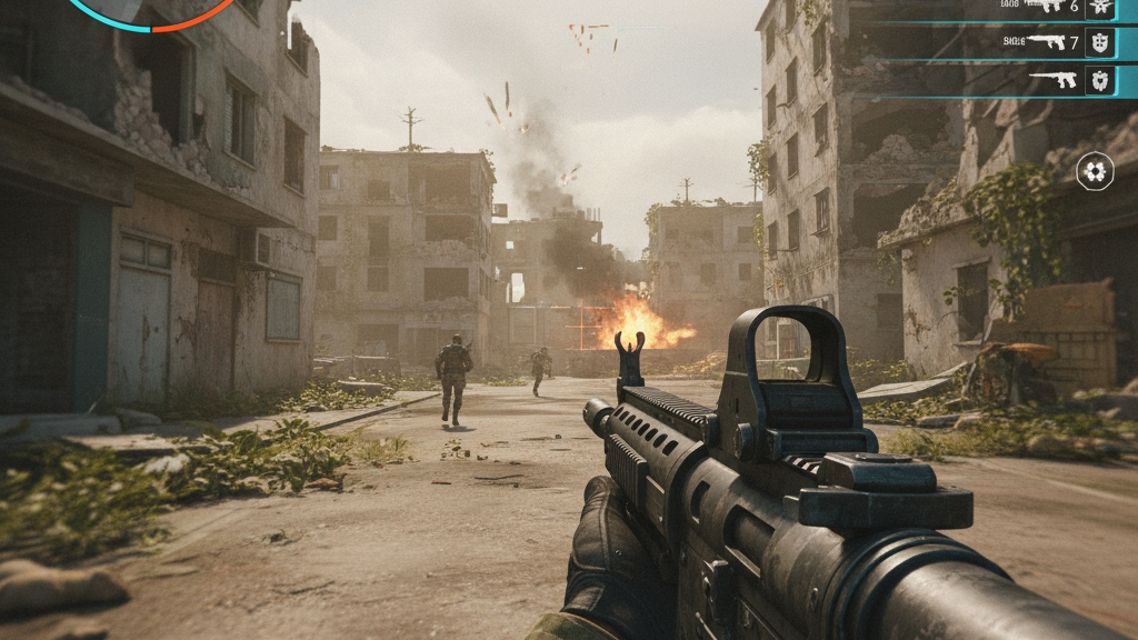 Make video like playing a video game like pubg