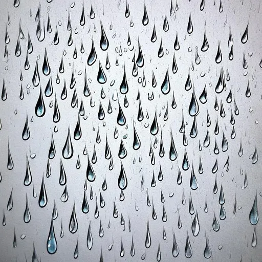 Rain drops drawing | OpenArt